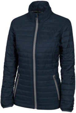 OUTLET-Charles River Ladies Lithium Quilted Jacket 5 OUTLET-Charles River Ladies Lithium Quilted Jacket -Thread Logic Store Charles River Ladies Lithium Quilted Jacket NavyGrey S 5