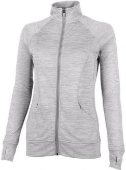 OUTLET-Charles River Ladies Tru Fitness Jacket -Thread Logic Store Charles River Ladies Tru Fitness Jacket Grey Space Dye S 1 1