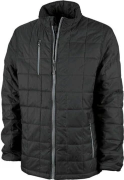 Charles River Lithium Quilted Jacket -Thread Logic Store Charles River Lithium Quilted Jacket BlackGrey S 3