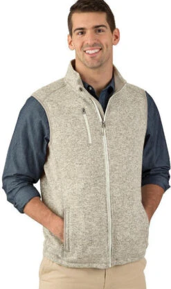 OUTLET-Charles River Pacific Heathered Vest -Thread Logic Store Charles River Pacific Heathered Vest 2
