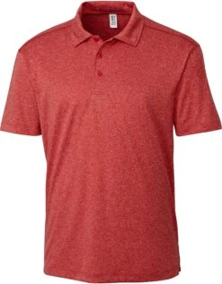 Clique Charge Active Polo -Thread Logic Store Clique Charge Active Polo Cardinal Red Heather S 3