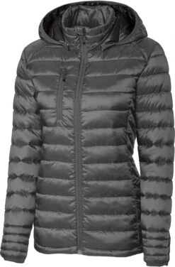 OUTLET-Clique Ladies Hudson Jacket 7 OUTLET-Clique Ladies Hudson Jacket -Thread Logic Store Clique Ladies Hudson Jacket Grey XS 3