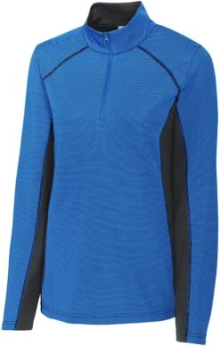 OUTLET-Clique Ladies Ice Colorblock Half Zip -Thread Logic Store Clique Ladies Ice Colorblock Half Zip Royal Blue XS 5