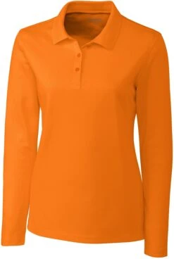 OUTLET-Clique Ladies Long Sleeve Spin Polo -Thread Logic Store Clique Ladies Long Sleeve Spin Polo HiVis Orange S 4 ef1b159a 3044 4a26 b695 508c0b041c39