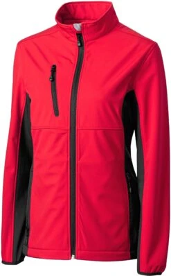 Clique Ladies Narvik Colorblock Softshell -Thread Logic Store Clique Ladies Narvik Colorblock Softshell RedBlack XS 4
