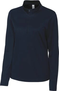 OUTLET-Clique Ladies Spin Half Zip 7 OUTLET-Clique Ladies Spin Half Zip -Thread Logic Store Clique Ladies Spin Half Zip Dark Navy XS 2