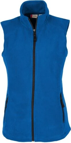 Clique Ladies Summit Full Zip Microfleece Vest -Thread Logic Store Clique Ladies Summit Full Zip Microfleece Vest Royal Blue XS 5