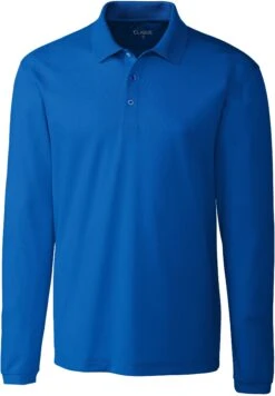 OUTLET-Clique Long Sleeve Ice Pique Polo