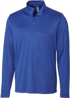 Clique Spin Half Zip -Thread Logic Store Clique Spin Half Zip Tour Blue S 4