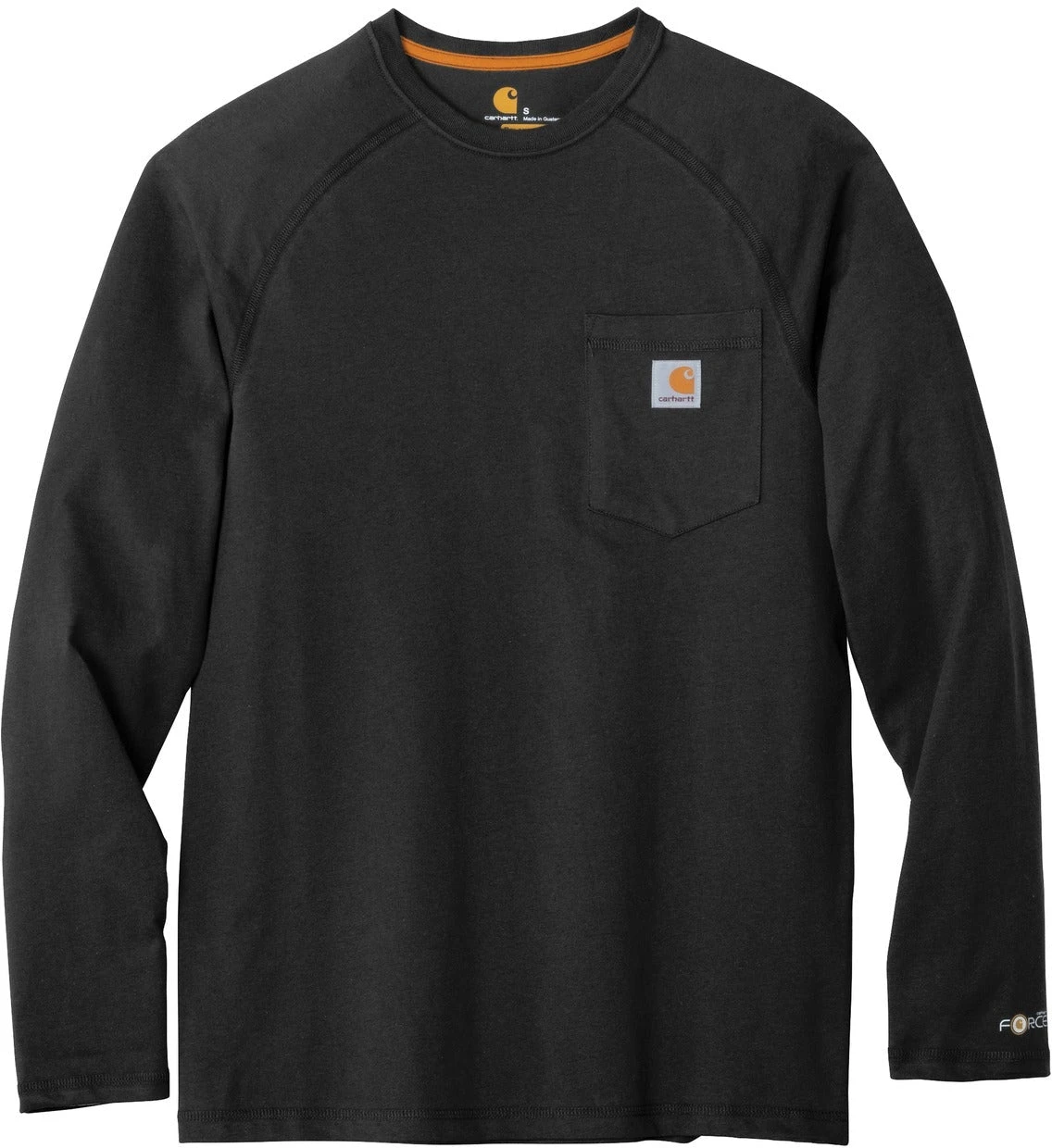 Closeout - Carhartt Force Cotton Delmont Long Sleeve T-Shirt 1 Closeout - Carhartt Force Cotton Delmont Long Sleeve T-Shirt