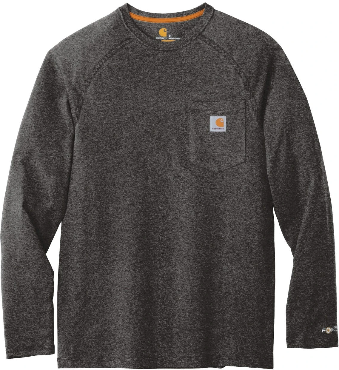Closeout - Carhartt Force Cotton Delmont Long Sleeve T-Shirt 2 Closeout - Carhartt Force Cotton Delmont Long Sleeve T-Shirt - Image 2