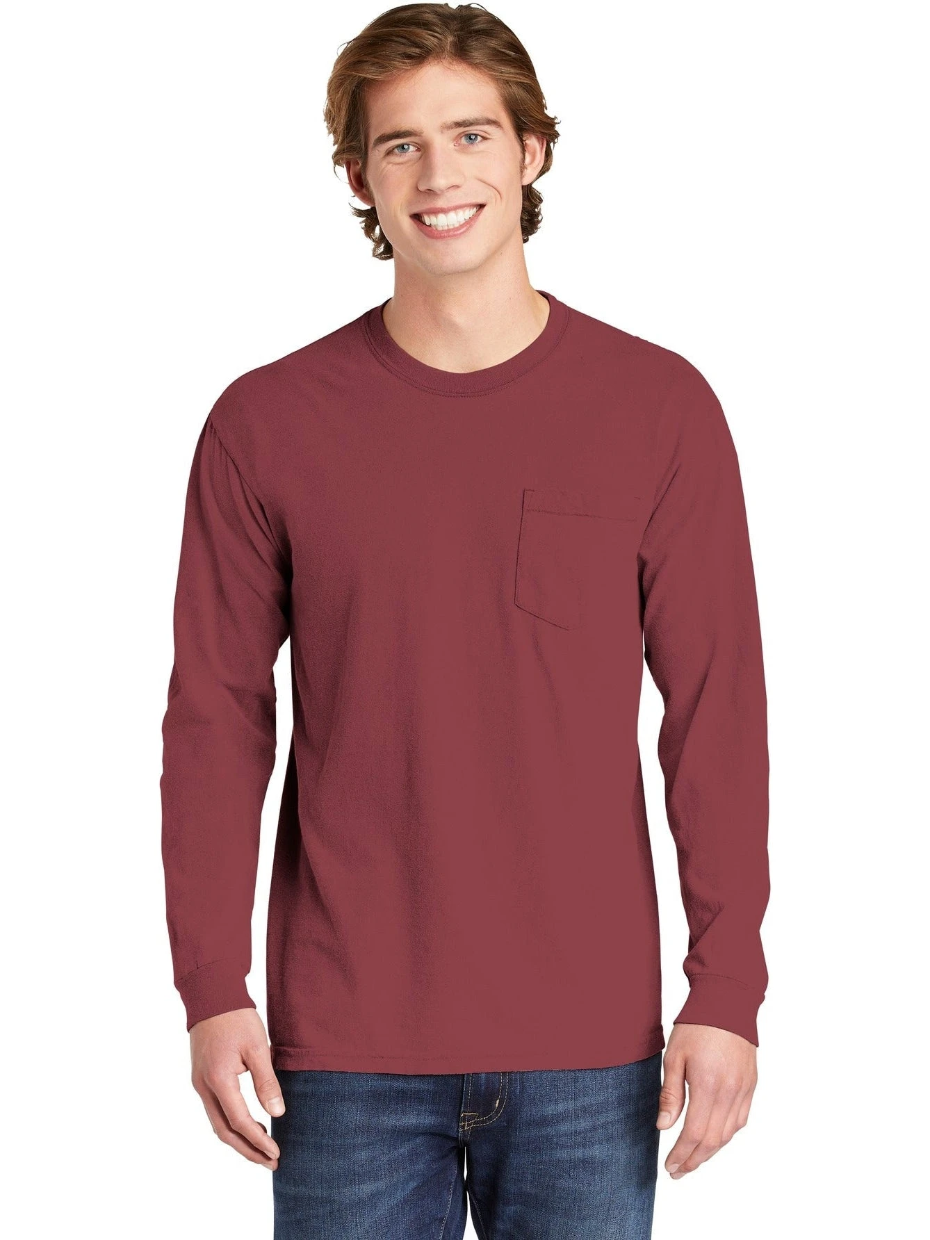 Comfort Colors Heavyweight Ring Spun Long Sleeve Pocket Tee 12 Comfort Colors Heavyweight Ring Spun Long Sleeve Pocket Tee - Image 12
