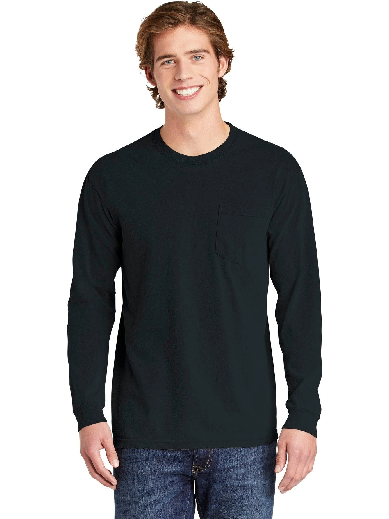 Comfort Colors Heavyweight Ring Spun Long Sleeve Pocket Tee 4 Comfort Colors Heavyweight Ring Spun Long Sleeve Pocket Tee - Image 4