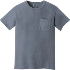 Comfort Colors Heavyweight Ring Spun Pocket Tee -Thread Logic Store Comfort Colors Heavyweight Ring Spun Pocket Tee Blue Jean S 9