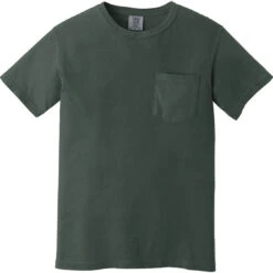 Comfort Colors Heavyweight Ring Spun Pocket Tee -Thread Logic Store Comfort Colors Heavyweight Ring Spun Pocket Tee Blue Spruce S 13