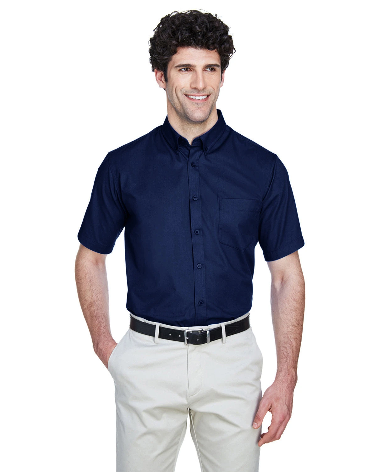 Core 365 Optimum Short-Sleeve Twill Shirt 7 Core 365 Optimum Short-Sleeve Twill Shirt - Image 7