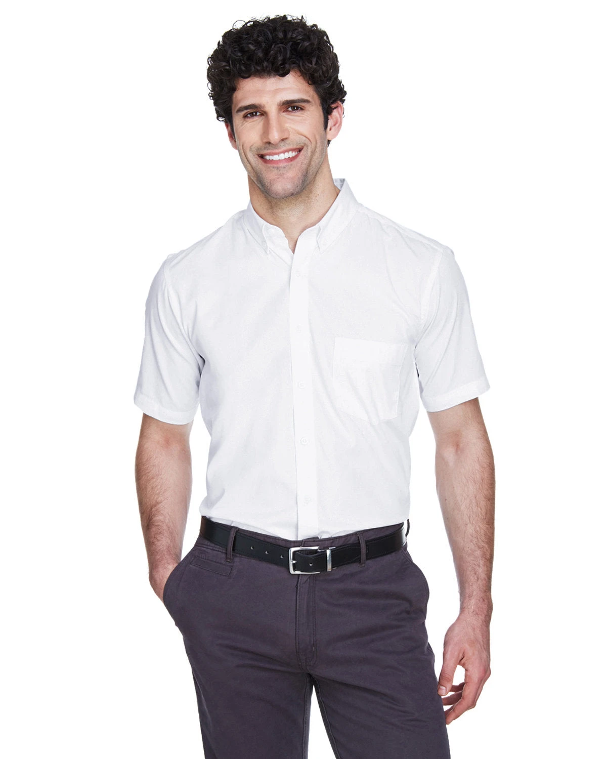 Core 365 Optimum Short-Sleeve Twill Shirt 10 Core 365 Optimum Short-Sleeve Twill Shirt - Image 10