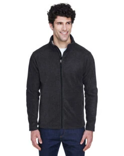 Core 365 Tall Fleece Jacket -Thread Logic Store Core 365 Tall Fleece Jacket Heather Charcoal LT 7