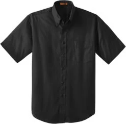 Thread Logic Store -Thread Logic Store CornerStone Short Sleeve SuperPro Twill Shirt Black S 1