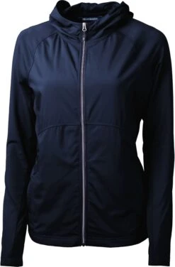 Cutter & Buck Ladies Adapt Eco Knit Full Zip Jacket -Thread Logic Store Cutter Buck Ladies Adapt Eco Knit Full Zip Jacket Navy Blue S 4