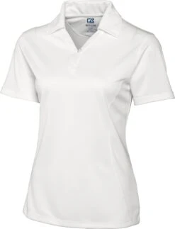 Cutter & Buck Ladies DryTec Genre Polo 7 Cutter & Buck Ladies DryTec Genre Polo -Thread Logic Store Cutter Buck Ladies DryTec Genre Polo White XS 3