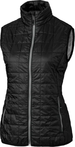 OUTLET-Cutter & Buck Ladies Rainier Vest -Thread Logic Store Cutter Buck Ladies Rainier Vest Black XS 2 scaled