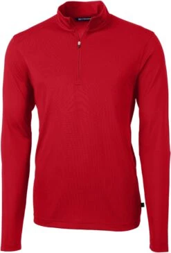 OUTLET-Cutter & Buck Virtue Eco Pique Recycled Quarter Zip -Thread Logic Store Cutter Buck Virtue Eco Pique Recycled Quarter Zip Red S 4 9a32215b e207 4f41 a35c 1e66d4187064
