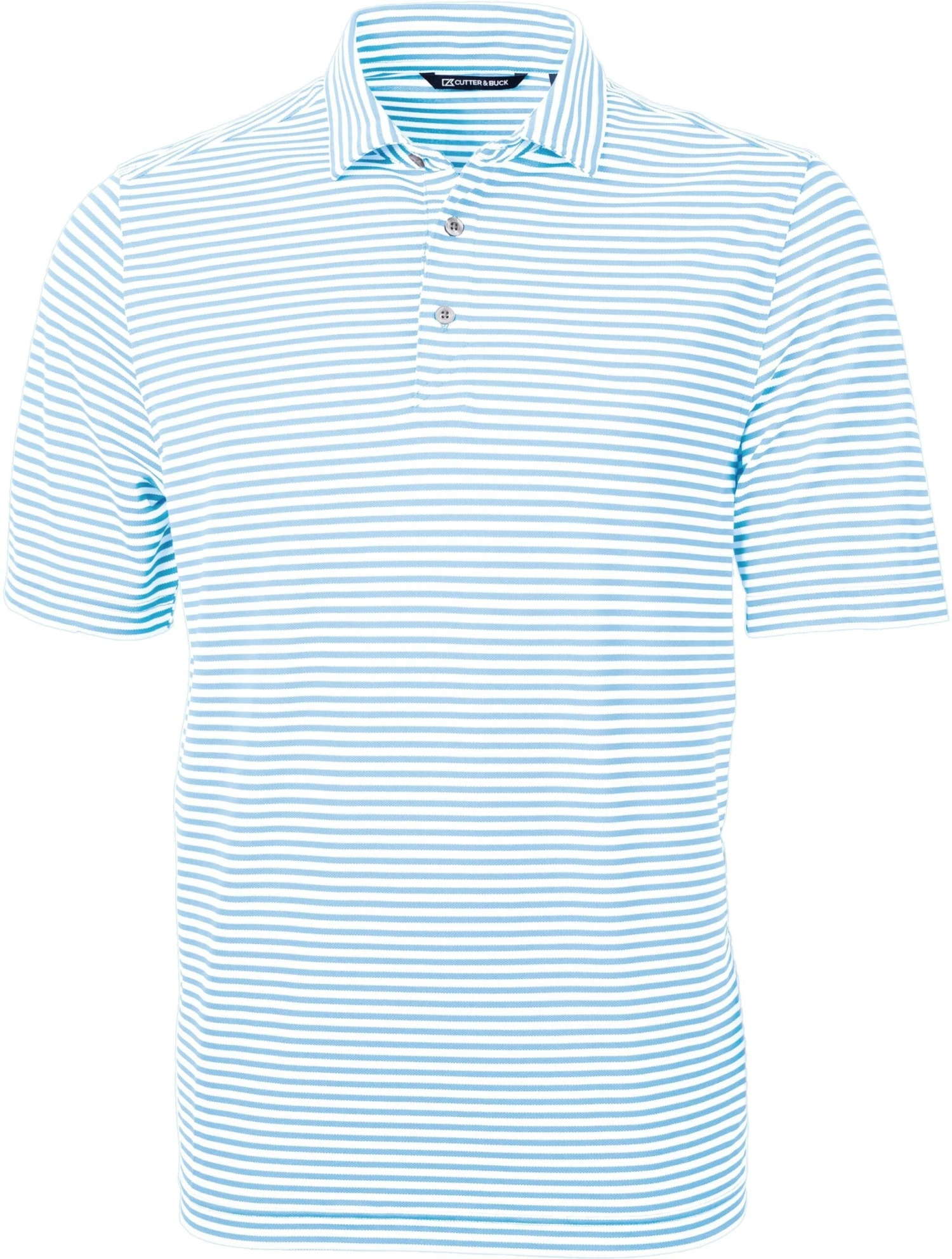 Cutter & Buck Virtue Eco Pique Stripe Recycled Polo 3 Cutter & Buck Virtue Eco Pique Stripe Recycled Polo - Image 3