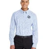 Devon & Jones CrownLux Performance Micro Windowpane Shirt