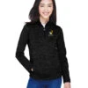 OUTLET-Devon & Jones Ladies Newbury Mélange Fleece Quarter-Zip