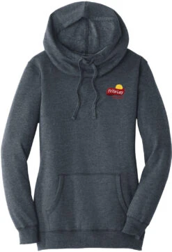 District Ladies Lightweight Fleece Hoodie