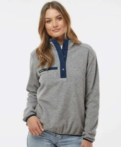 DRI Duck Ladies Aspen Mélange Mountain Fleece Pullover -Thread Logic Store DRI Duck Ladies Aspen Melange Mountain Fleece Pullover 11