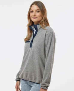 DRI Duck Ladies Aspen Mélange Mountain Fleece Pullover -Thread Logic Store DRI Duck Ladies Aspen Melange Mountain Fleece Pullover 12