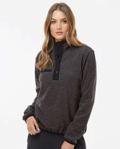 DRI Duck Ladies Aspen Mélange Mountain Fleece Pullover -Thread Logic Store DRI Duck Ladies Aspen Melange Mountain Fleece Pullover 4