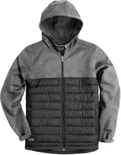 DRI Duck Ladies Vista Soft Shell Puffer Jacket -Thread Logic Store DRI Duck Ladies Vista Soft Shell Puffer Jacket Black HeatherBlack S 7