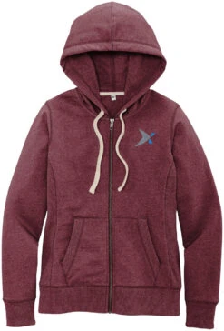 District Ladies Re-Fleece Full-Zip Hoodie