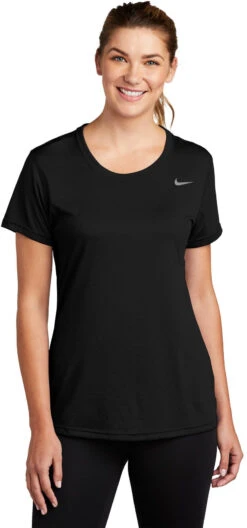 Nike Ladies Team RLegend Tee -Thread Logic Store DV7312 black model front