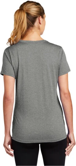 Nike Ladies Team RLegend Tee -Thread Logic Store DV7312 carbonheather model back