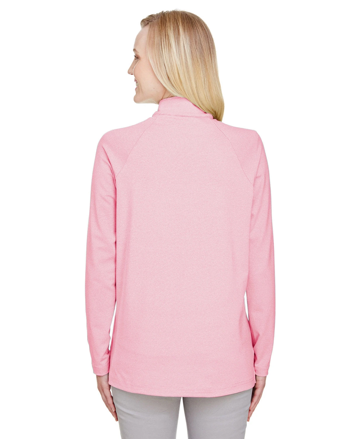 OUTLET-Devon & Jones CrownLux Performance Ladies Clubhouse Micro-Stripe Quarter-Zip 15 OUTLET-Devon & Jones CrownLux Performance Ladies Clubhouse Micro-Stripe Quarter-Zip - Image 15
