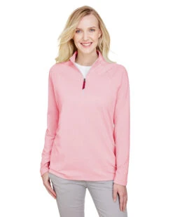 OUTLET-Devon & Jones CrownLux Performance Ladies Clubhouse Micro-Stripe Quarter-Zip 32 OUTLET-Devon & Jones CrownLux Performance Ladies Clubhouse Micro-Stripe Quarter-Zip -Thread Logic Store Devon Jones CrownLux Performance Ladies Clubhouse Micro Stripe Quarter Zip Red S 13