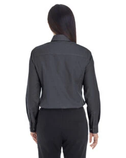 OUTLET-Devon & Jones Ladies Crown Woven Royal Dobby Shirt -Thread Logic Store Devon Jones Ladies Crown Woven Royal Dobby Shirt 2