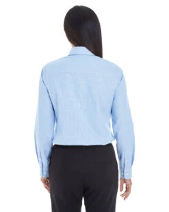 OUTLET-Devon & Jones Ladies Crown Woven Royal Dobby Shirt -Thread Logic Store Devon Jones Ladies Crown Woven Royal Dobby Shirt 5