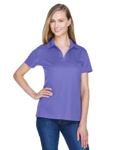 OUTLET-Devon & Jones Ladies CrownLux Performance Plaited Polo -Thread Logic Store Devon Jones Ladies CrownLux Performance Plaited Polo Grape S 7 1