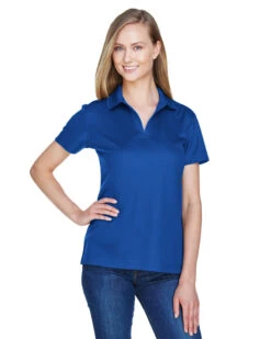 Devon & Jones Ladies CrownLux Performance Plaited Polo -Thread Logic Store Devon Jones Ladies CrownLux Performance Plaited Polo Royal S 16