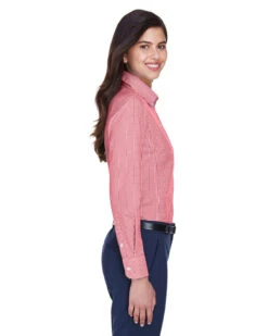 Devon & Jones Ladies Gingham Check Dress Shirt 26 Devon & Jones Ladies Gingham Check Dress Shirt -Thread Logic Store Devon Jones Ladies Gingham Check Dress Shirt 11