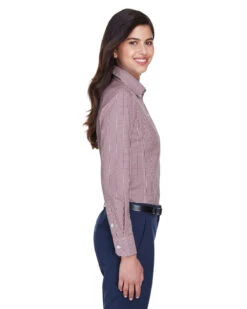 Devon & Jones Ladies Gingham Check Dress Shirt 18 Devon & Jones Ladies Gingham Check Dress Shirt -Thread Logic Store Devon Jones Ladies Gingham Check Dress Shirt 3