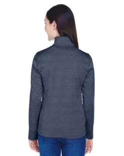 OUTLET-Devon & Jones Ladies Newbury Mélange Fleece Quarter-Zip -Thread Logic Store Devon Jones Ladies Newbury Melange Fleece Quarter Zip 14