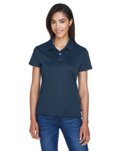 Devon & Jones Ladies Pima-Tech Jet Pique Polo -Thread Logic Store Devon Jones Ladies Pima Tech Jet Pique Polo Navy S 4