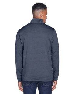 Devon & Jones Newbury Mélange Fleece Quarter-Zip -Thread Logic Store Devon Jones Newbury Melange Fleece Quarter Zip 14