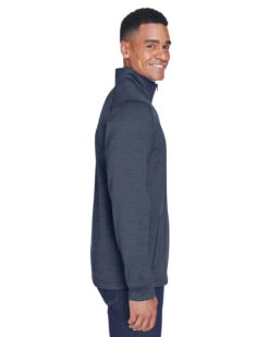 Devon & Jones Newbury Mélange Fleece Quarter-Zip -Thread Logic Store Devon Jones Newbury Melange Fleece Quarter Zip 15